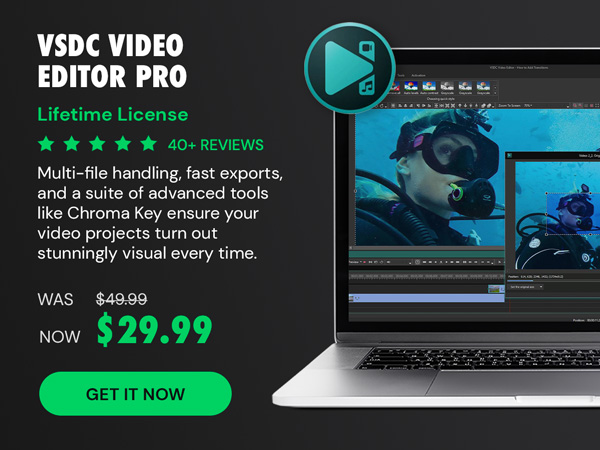 VSDC Video Editor Pro: Lifetime License