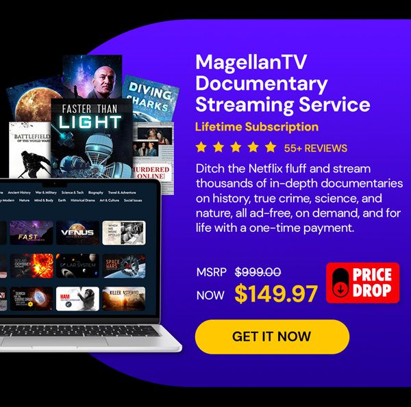 MagellanTV Documentary Streaming Service: Lifetime Subscription