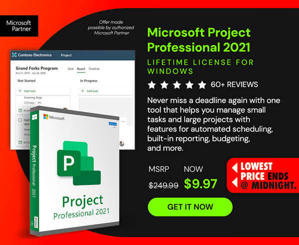 Microsoft Project Professional 2021 for Windows