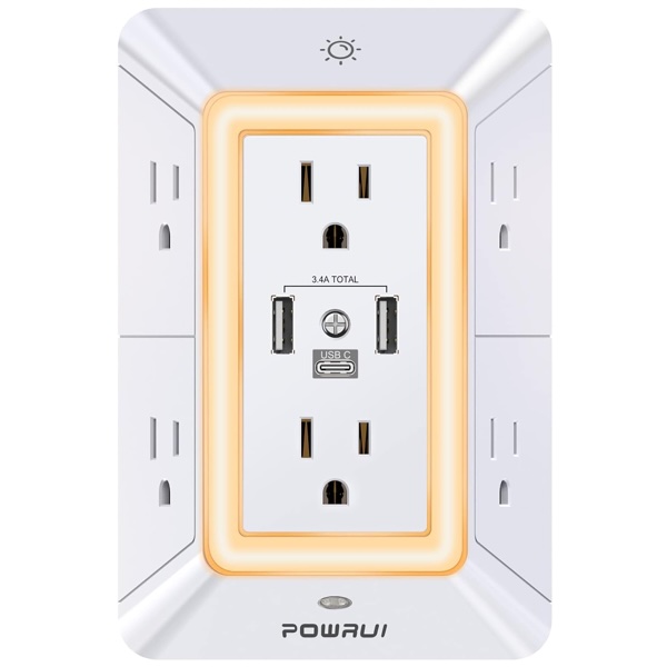 Multi-Plug Outlet Surge Protector