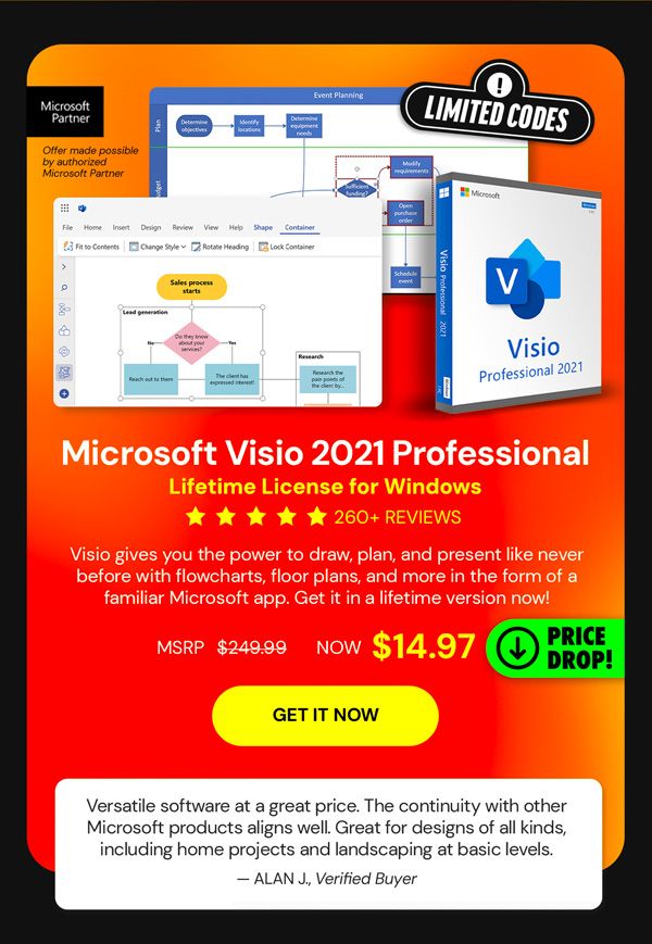 Microsoft Visio 2021 Professional: Lifetime License for Windows