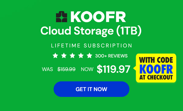 Koofr Cloud Storage: Lifetime Subscription (1TB)