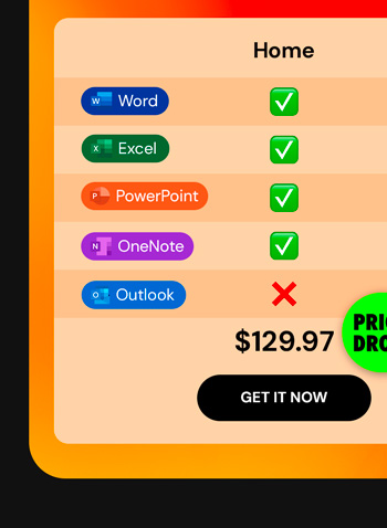 Microsoft Office 2024 Home for Mac or PC: One-Time Purchase