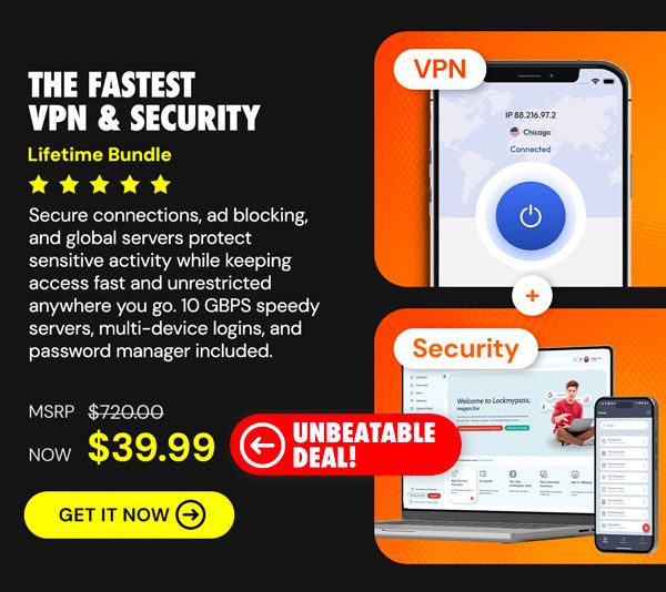 The Fastest VPN & Security Lifetime Bundle