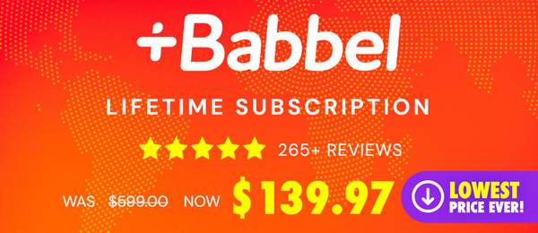 Babbel Language Learning: Lifetime Subscription (All Languages)