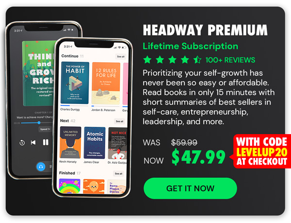 Headway Premium: Lifetime Subscription