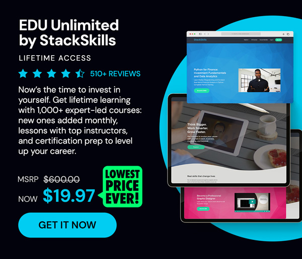 EDU Unlimited by StackSkills: Lifetime Access
