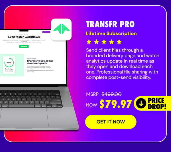 Transfr Pro: Lifetime Subscription