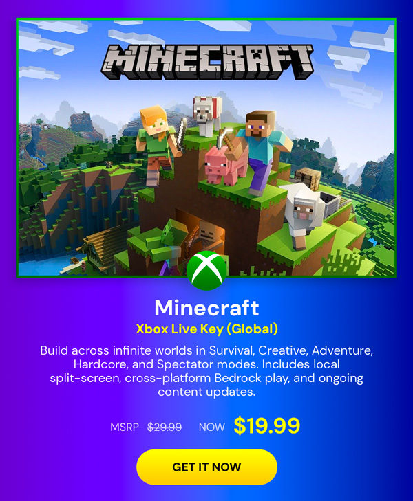 Minecraft - XBOX Live Key - GLOBAL