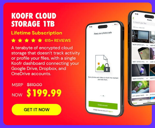 Koofr Cloud Storage: Lifetime Subscription (1TB)