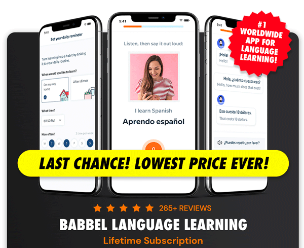 Babbel Language Learning: Lifetime Subscription (All Languages)