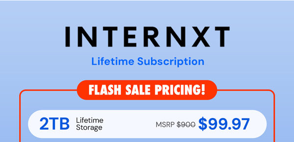 Internxt Cloud Storage Lifetime Subscription: 2TB