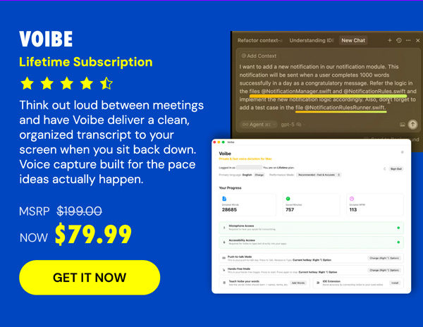 Voibe Lifetime Subscription