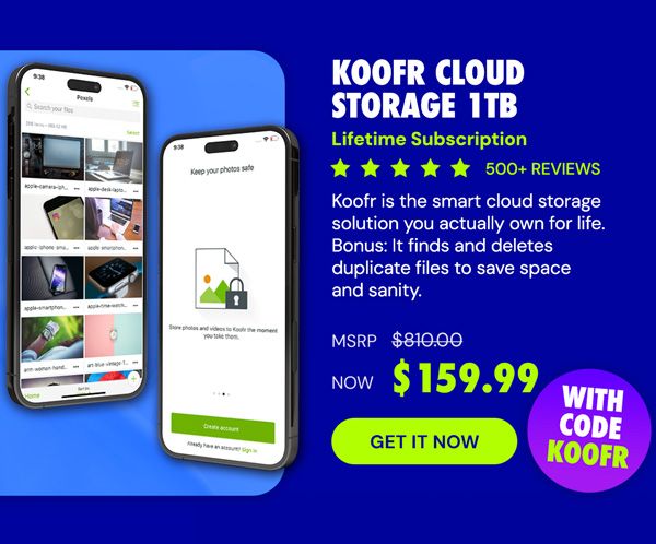 Koofr Cloud Storage: Lifetime Subscription (1TB)