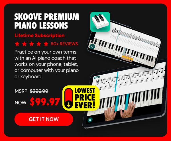 Skoove Premium Piano Lessons: Lifetime Subscription