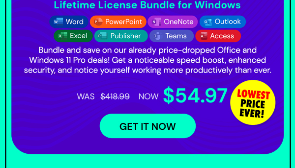 The Ultimate Microsoft Office Professional 2021 for Windows: Lifetime License + Windows 11 Pro Bundle