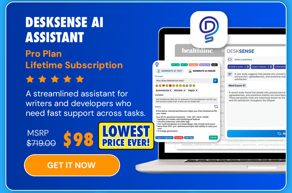 DeskSense AI Assistant - Pro Plan: Lifetime Subscription
