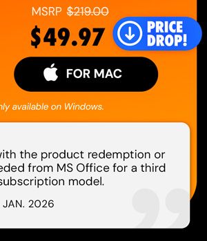 Microsoft Office Home & Business for Mac 2021: Lifetime License