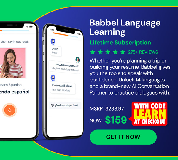 Babbel Language Learning: Lifetime Subscription (All Languages)