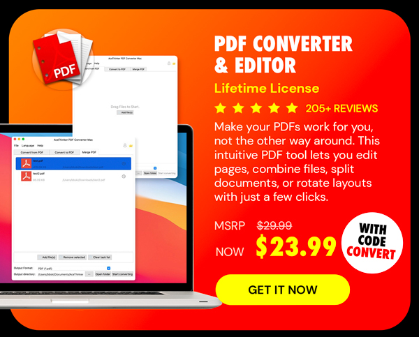 PDF Converter & Editor: Lifetime License