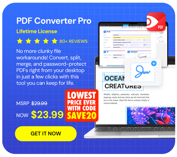 PDF Converter Pro: Lifetime License