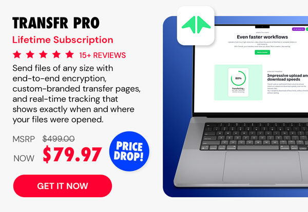 Transfr Pro: Lifetime Subscription