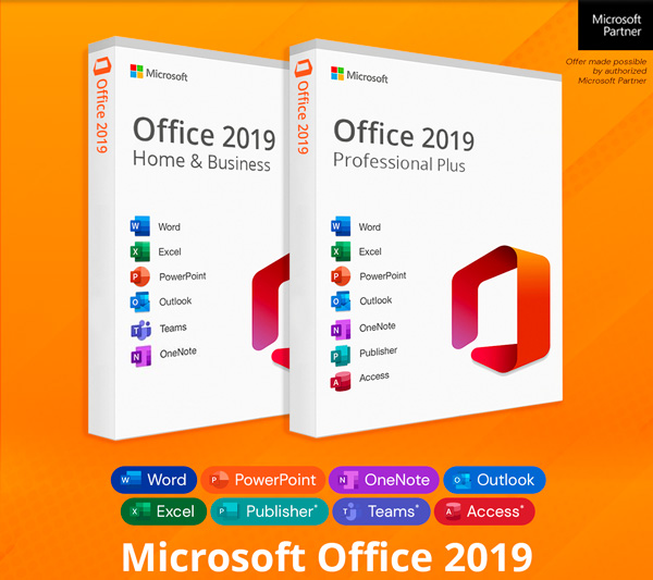 Microsoft Office 2019 for Windows or Mac | Lifetime License