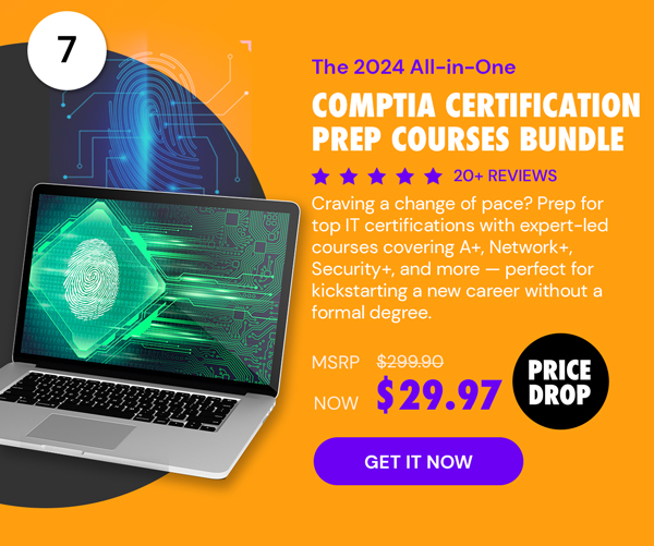 The 2024 All-in-One CompTIA Certification Prep Courses Bundle