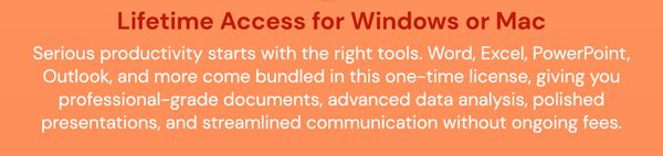 Microsoft Office 2019 for Windows or Mac | Lifetime License