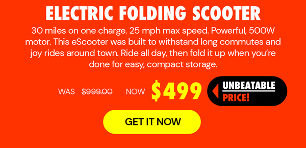 Electric Folding Scooter - 500W