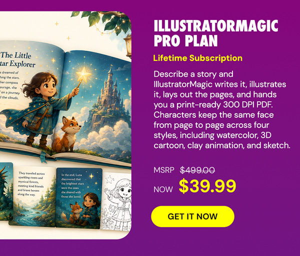 llustratorMagic Pro Plan Lifetime Subscription