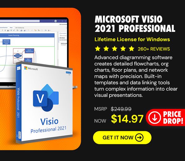 Microsoft Visio 2021 Professional: Lifetime License for Windows