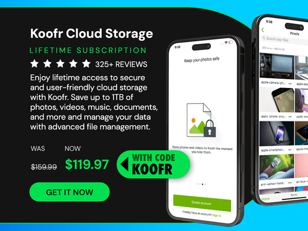Koofr Cloud Storage: Lifetime Subscription (1TB)