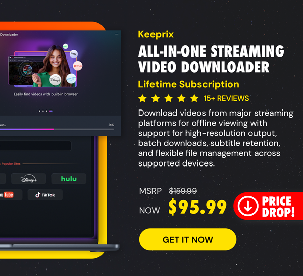 Keeprix All-in-One Streaming Video Downloader: Lifetime Subscription