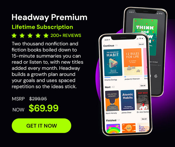 Headway Premium: Lifetime Subscription