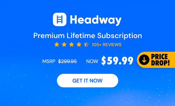 Headway Premium: Lifetime Subscription