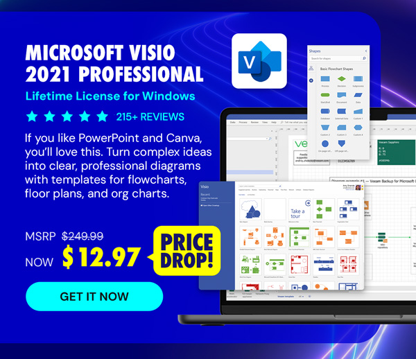 Microsoft Visio 2021 Professional: Lifetime License for Windows
