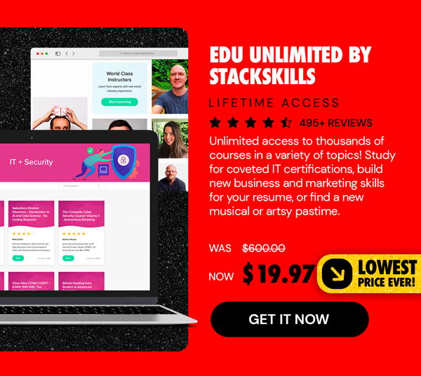 EDU Unlimited by StackSkills: Lifetime Access