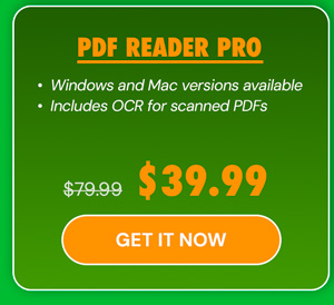 PDF Reader Pro Premium License For Windows: Lifetime Subscription