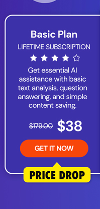 DeskSense AI Assistant - Basic Plan: Lifetime Subscription