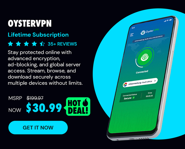 OysterVPN Lifetime Subscription