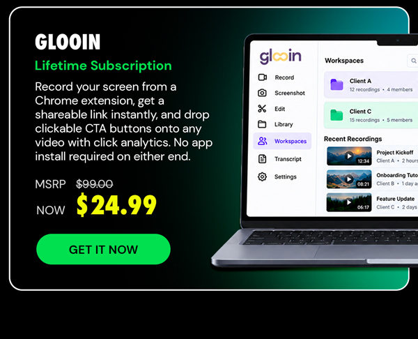 Glooin Lifetime Subscriptions