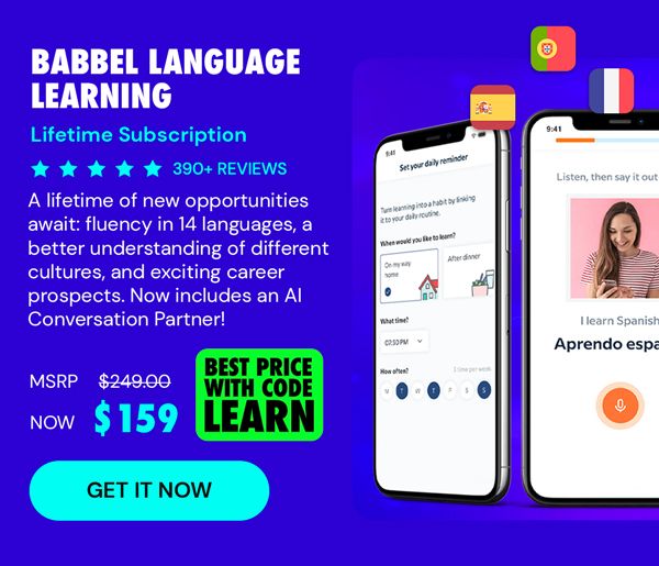 Babbel Language Learning: Lifetime Subscription (All Languages)