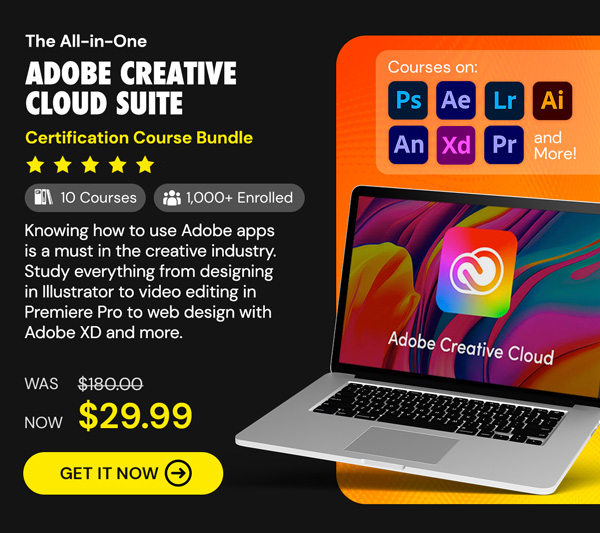 The All-in-One Adobe Creative Cloud Suite Certification Course Bundle