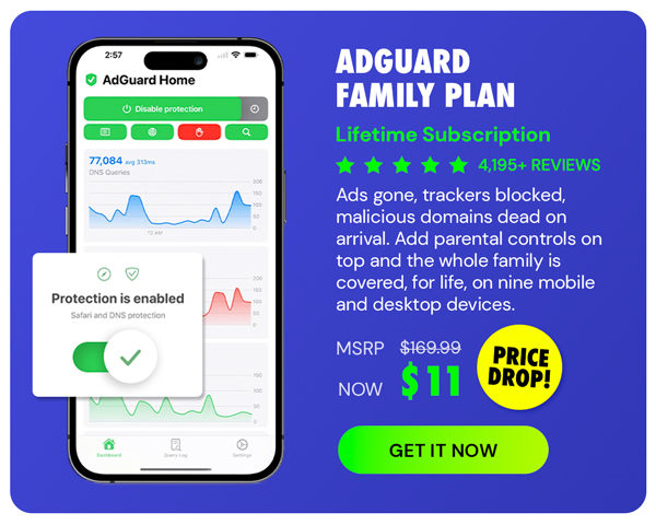 AdGuard Family Plan: Lifetime Subscription