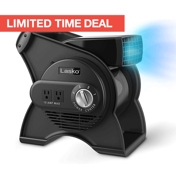 Lasko 12” High-Velocity Utility Fan