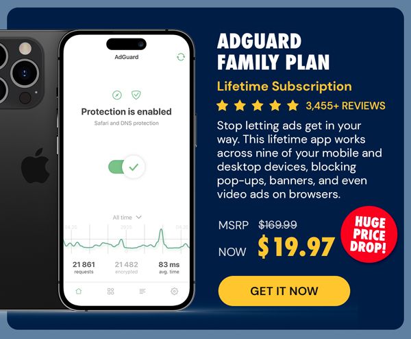 AdGuard Family Plan: Lifetime Subscription