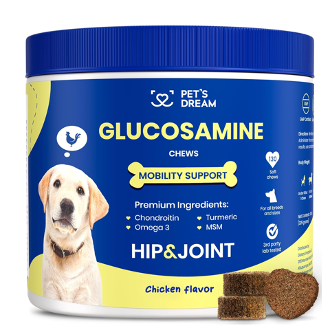 PET'S DREAM Hip and Joint Glucosamine for Dogs