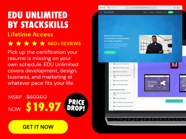 EDU Unlimited by StackSkills: Lifetime Access