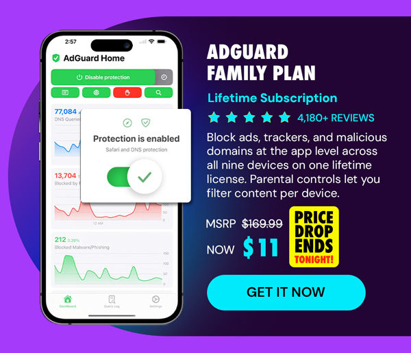 AdGuard Family Plan: Lifetime Subscription